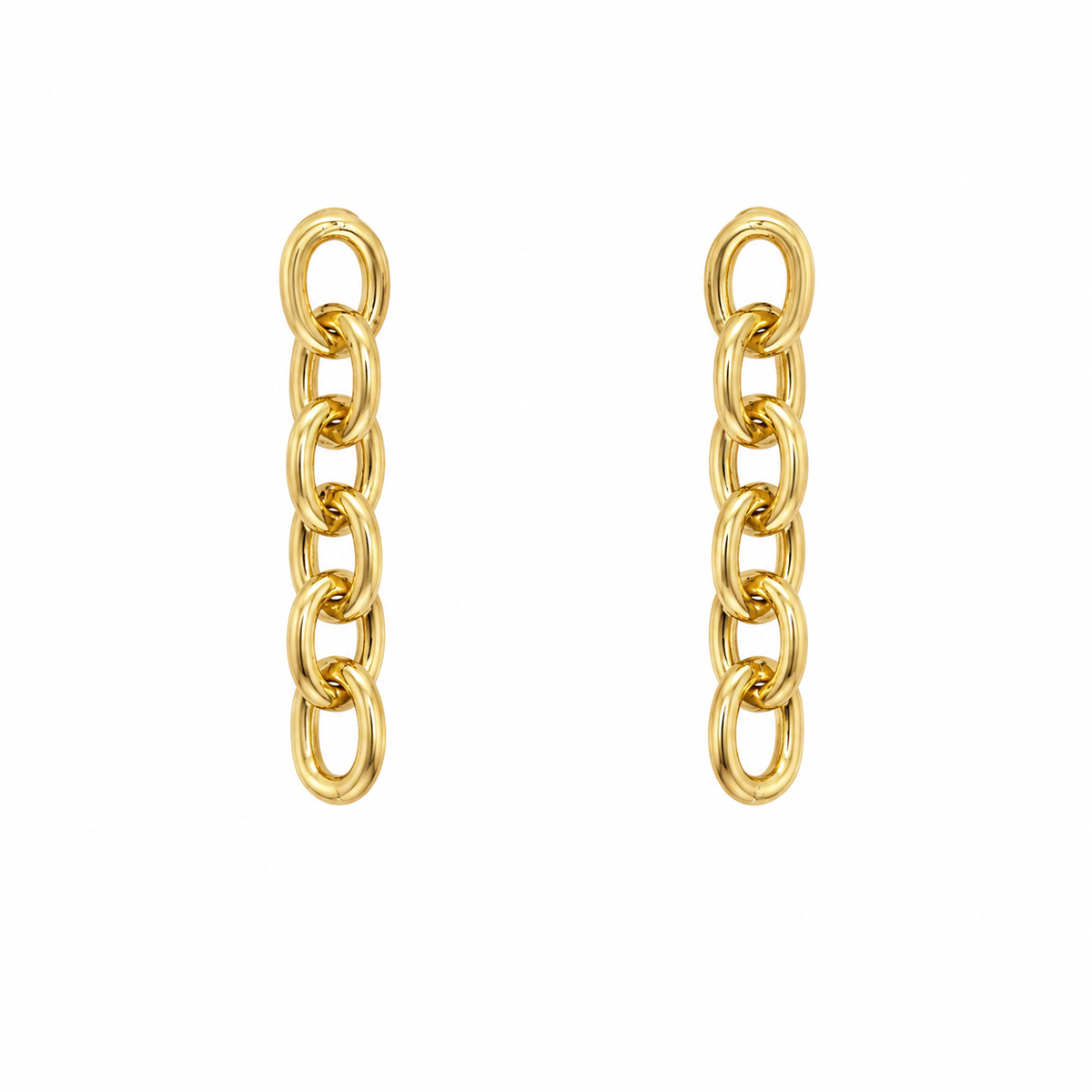 Brinco de Elos Banhado a Ouro